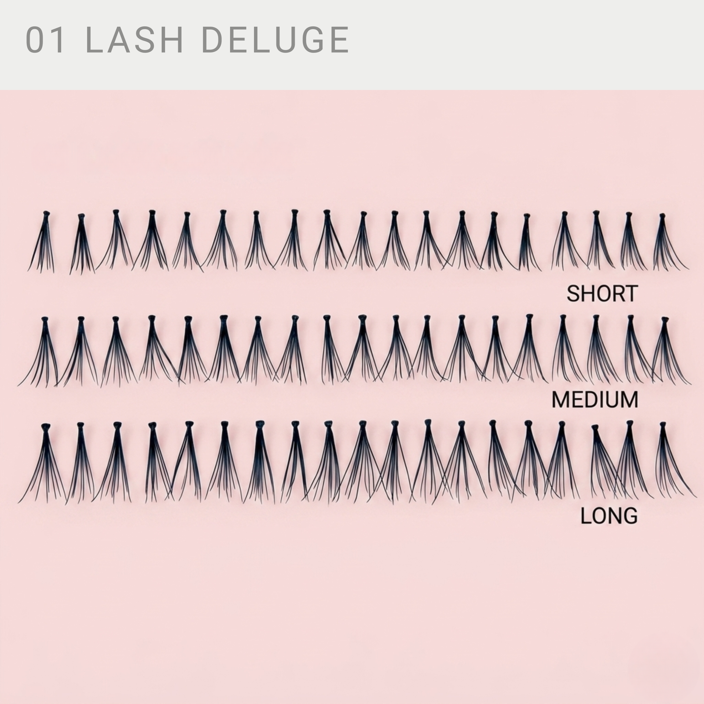 01 -  LASH DELUGE SPECIAL OCCASION FAKE EYELASHES